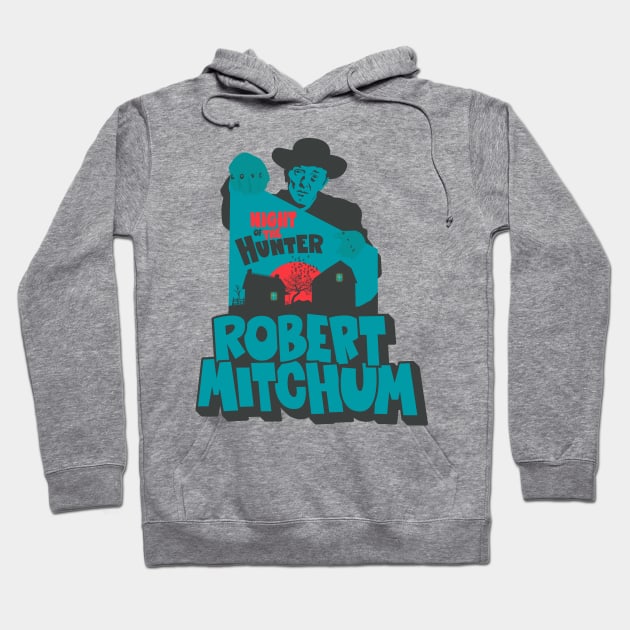 The Night of the Hunter: Robert Mitchum Hoodie by Boogosh